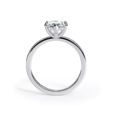 Bellora Hidden Halo Lab Engagement Ring