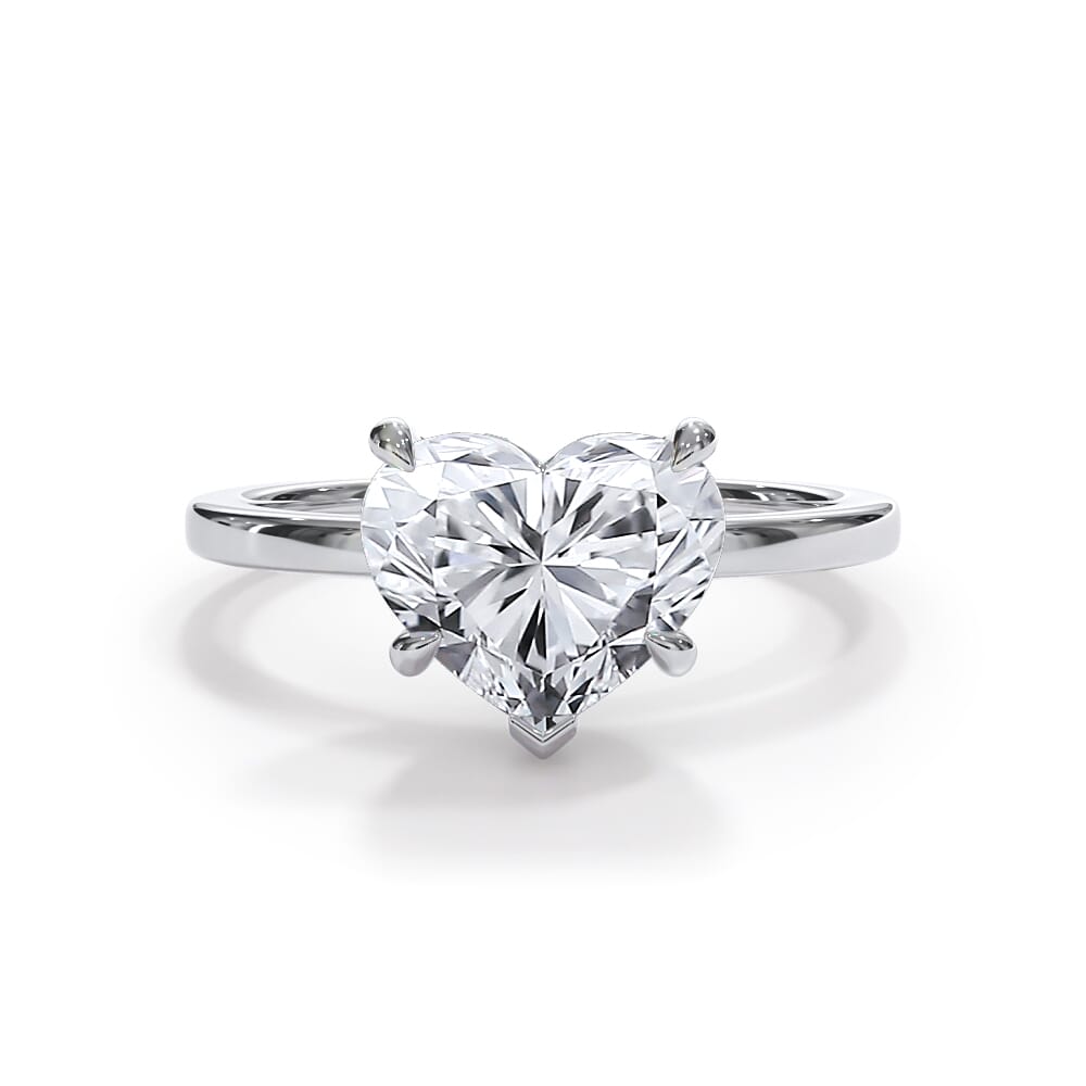 Bellora Hidden Halo Lab Engagement Ring