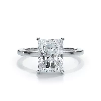 Bellora Hidden Halo Lab Engagement Ring