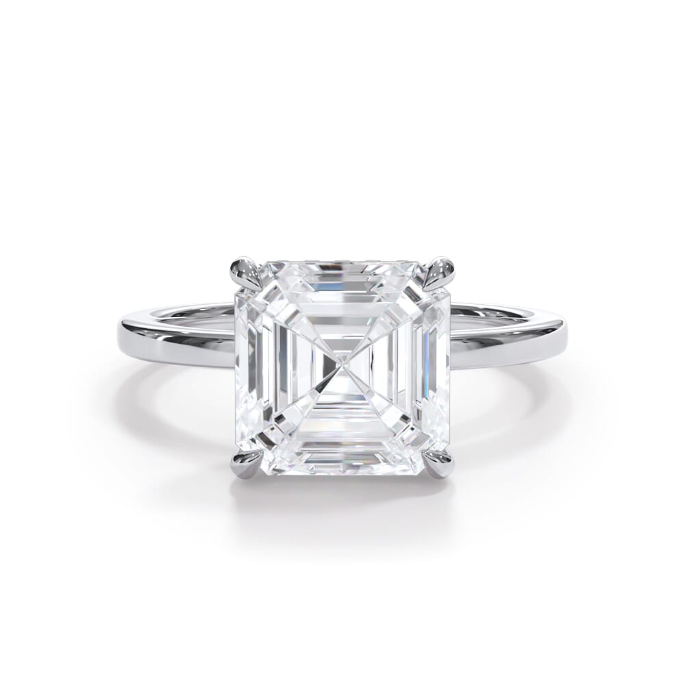 Bellora Hidden Halo Lab Engagement Ring