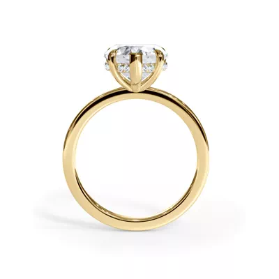 Bellora Hidden Halo Lab Engagement Ring