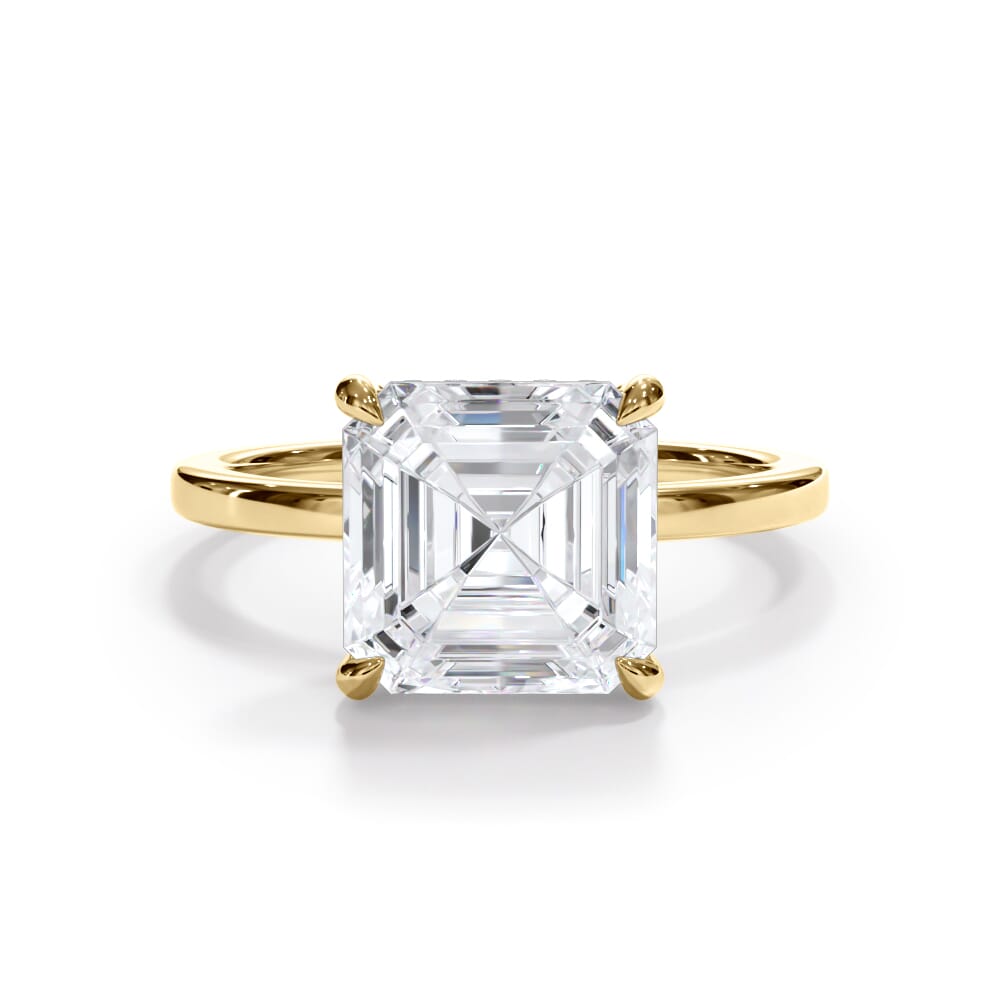 Bellora Hidden Halo Lab Engagement Ring