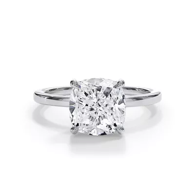 Bellora Hidden Halo Lab Engagement Ring