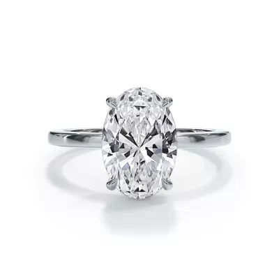 Bellora Hidden Halo Lab Engagement Ring