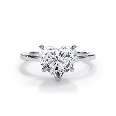 Bellora Hidden Halo Lab Engagement Ring