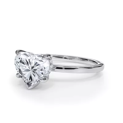Bellora Hidden Halo Lab Engagement Ring