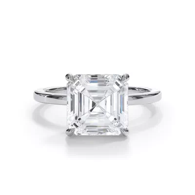 Bellora Hidden Halo Lab Engagement Ring