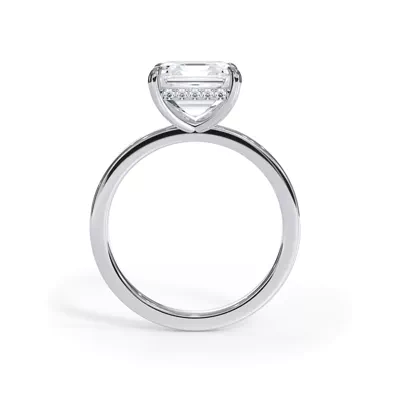 Bellora Hidden Halo Lab Engagement Ring