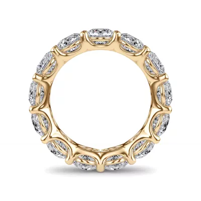 Curved Gallery Round Diamond Eternity Ring (6.50ct. tw.)