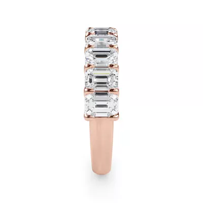 Emerald-Cut Lab Diamond Scalloped Band (2.40 ct. tw.)