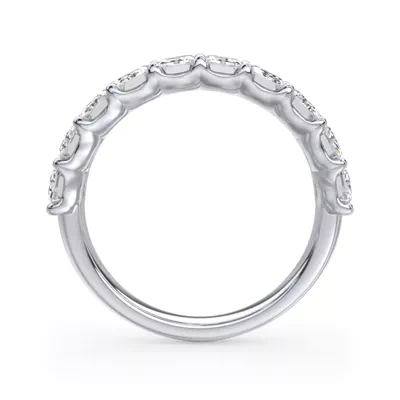 Emerald-Cut Lab Diamond Scalloped Band (2.40 ct. tw.)