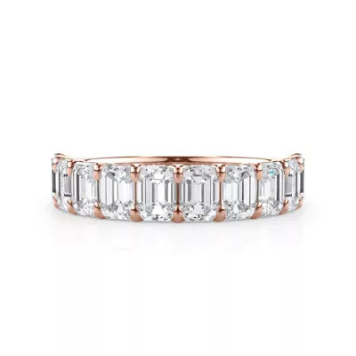Emerald-Cut Diamond Scalloped Band (2.40 ct. tw.)