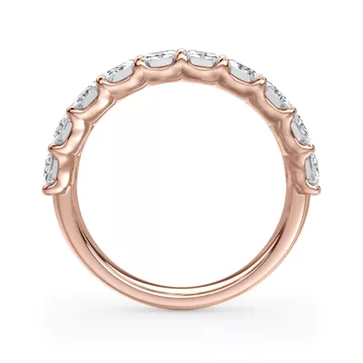 Emerald-Cut Diamond Scalloped Band (2.40 ct. tw.)