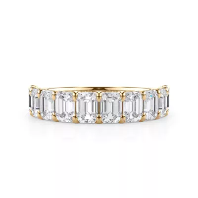 Emerald-Cut Diamond Scalloped Band (2.40 ct. tw.)