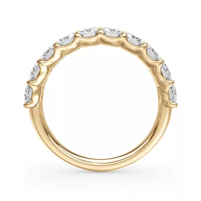 Emerald-Cut Diamond Scalloped Band (2.40 ct. tw.)