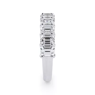 Emerald-Cut Lab Diamond Scalloped Band (2.00 ct. tw.)