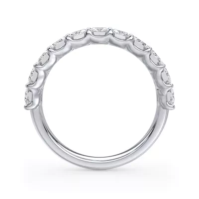 Emerald-Cut Diamond Scalloped Band (2.00 ct. tw.)