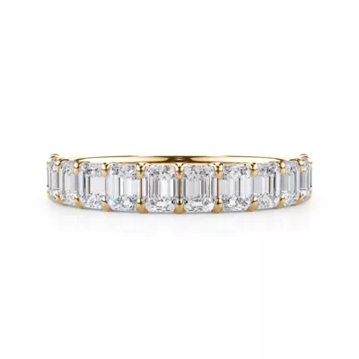 Emerald-Cut Diamond Scalloped Band (1.50 ct. tw.)