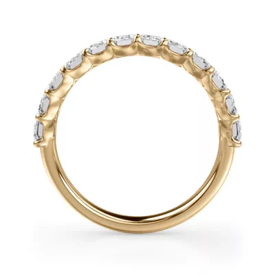 Emerald-Cut Diamond Scalloped Band (1.50 ct. tw.)