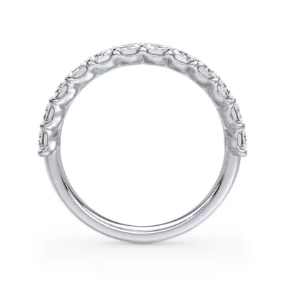 Emerald-Cut Diamond Scalloped Band (1.80 ct. tw.)