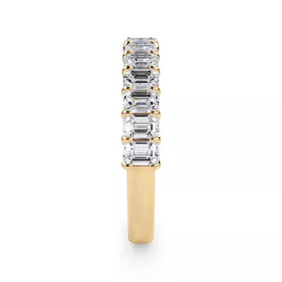 Emerald-Cut Diamond Scalloped Band (1.40 ct. tw.)