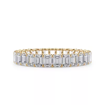 U-Prong Emerald-Cut Lab Diamond Eternity Band (2.00ct. tw.)