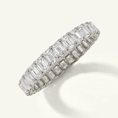 U-Prong Emerald-Cut Lab Diamond Eternity Band (2.00ct. tw.)