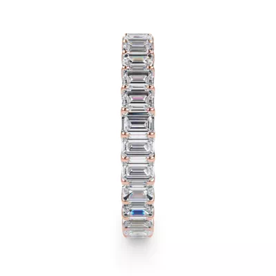 U-Prong Emerald-Cut Diamond Eternity Band (2.00ct. tw.)