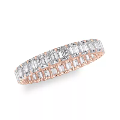 U-Prong Emerald-Cut Diamond Eternity Band (2.00ct. tw.)
