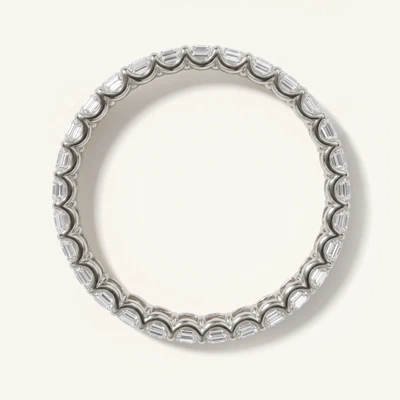 U-Prong Emerald-Cut Diamond Eternity Band (2.00ct. tw.)