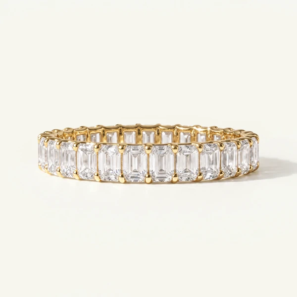 U-Prong Emerald-Cut Diamond Eternity Band (2.00ct. tw.)