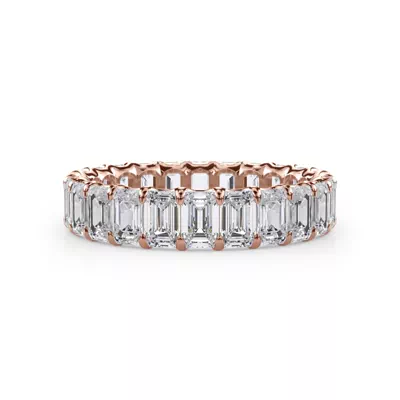 U-Prong Emerald-Cut Lab Diamond Eternity Band (3.00ct. tw.)
