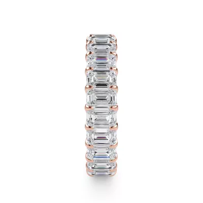 U-Prong Emerald-Cut Lab Diamond Eternity Band (3.00ct. tw.)