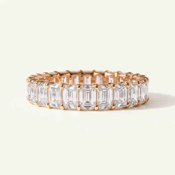 U-Prong Emerald-Cut Lab Diamond Eternity Band (3.00ct. tw.)