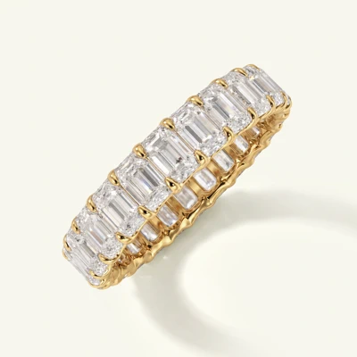 U-Prong Emerald-Cut Lab Diamond Eternity Band (3.00ct. tw.)