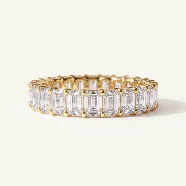 U-Prong Emerald-Cut Lab Diamond Eternity Band (3.00ct. tw.)