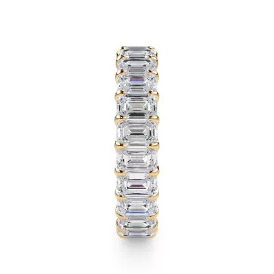 U-Prong Emerald-Cut Lab Diamond Eternity Band (3.00ct. tw.)