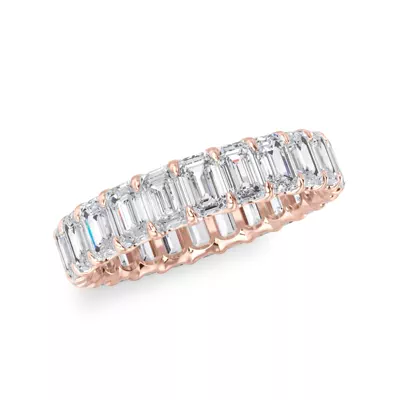 U-Prong Emerald-Cut Diamond Eternity Band (3.00ct. tw.)