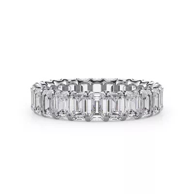 U-Prong Emerald-Cut Diamond Eternity Band (3.00ct. tw.)