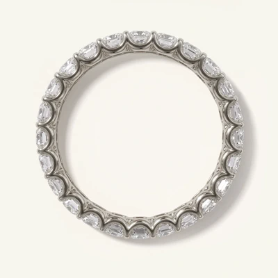 U-Prong Emerald-Cut Diamond Eternity Band (3.00ct. tw.)