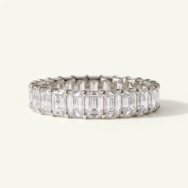 U-Prong Emerald-Cut Diamond Eternity Band (3.00ct. tw.)