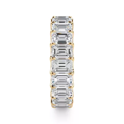 U-Prong Emerald-Cut Lab Diamond Eternity Band (4.00ct. tw.)