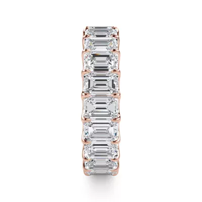 U-Prong Emerald-Cut Diamond Eternity Band (4.00ct. tw.)