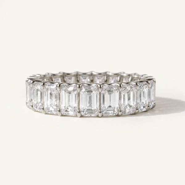 U-Prong Emerald-Cut Diamond Eternity Band (4.00ct. tw.)