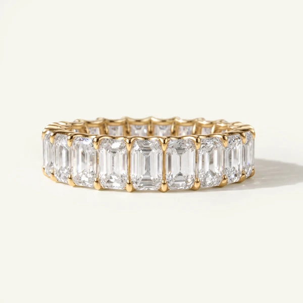 U-Prong Emerald-Cut Diamond Eternity Band (4.00ct. tw.)