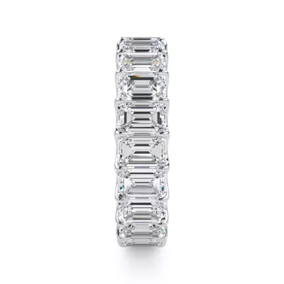 U-Prong Emerald-Cut Diamond Eternity Band (4.00ct. tw.)