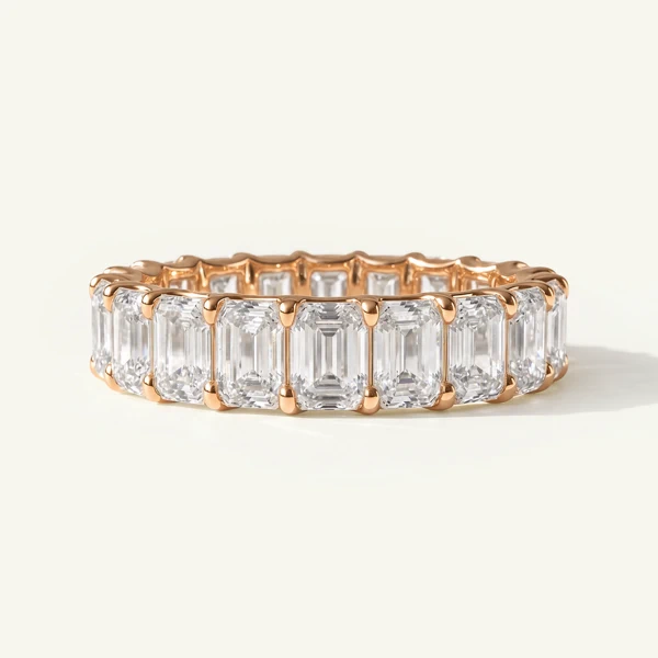 U-Prong Emerald-Cut Lab Diamond Eternity Band (5.00ct. tw.)