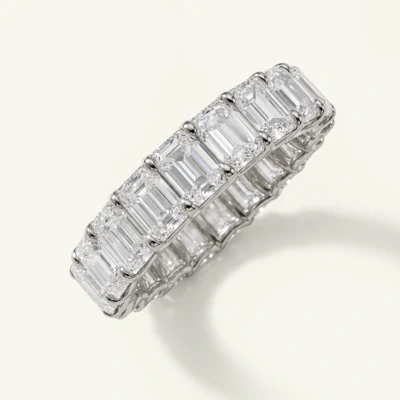 U-Prong Emerald-Cut Lab Diamond Eternity Band (5.00ct. tw.)