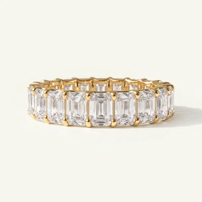 U-Prong Emerald-Cut Lab Diamond Eternity Band (5.00ct. tw.)