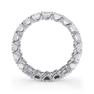 U-Prong Emerald-Cut Lab Diamond Eternity Band (5.00ct. tw.)